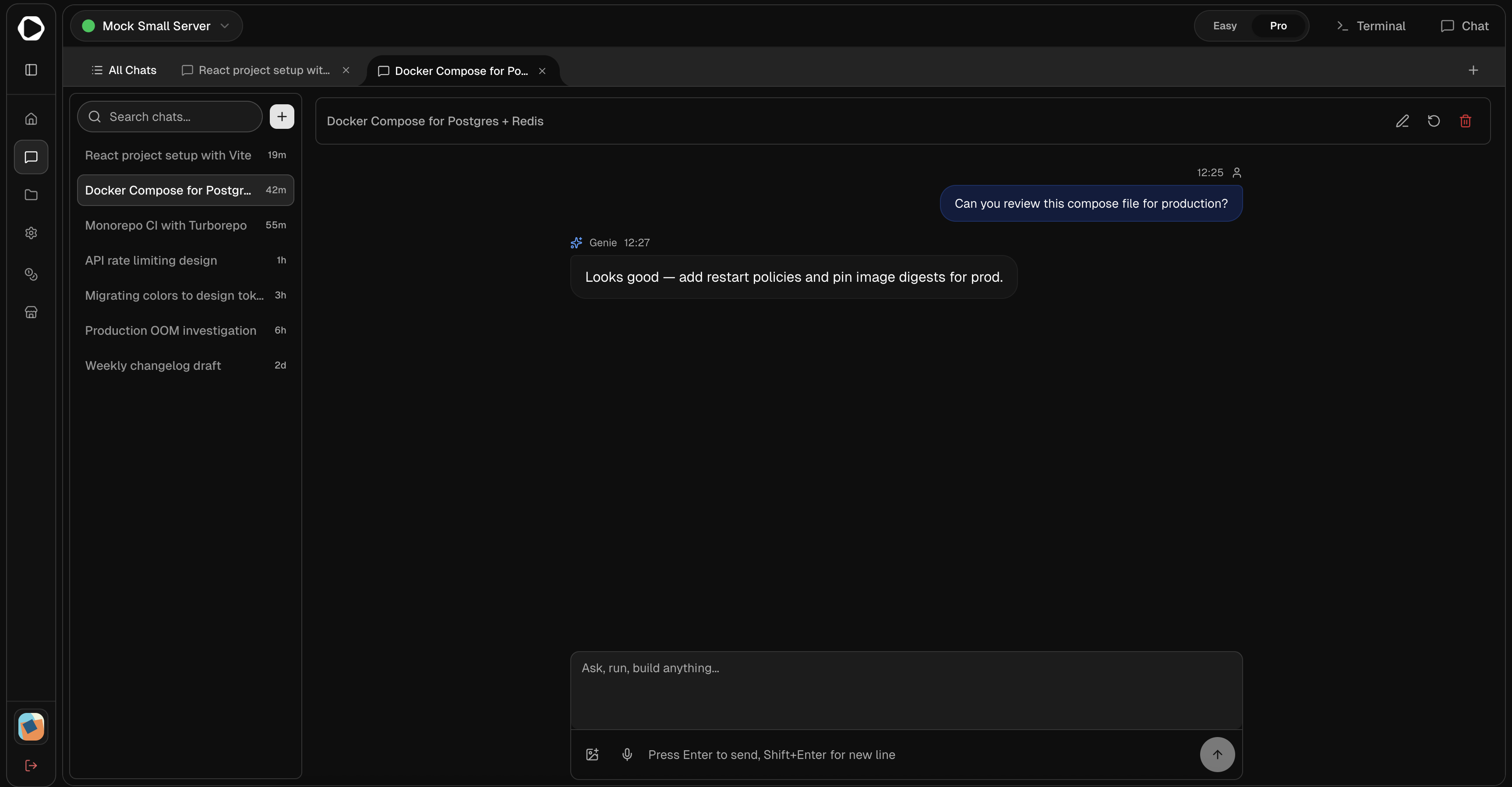 Genie Pro — channels and integrations